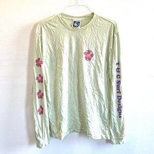T&C Surf Designs Hawaii Hibiscus LS T-Shirt- Large